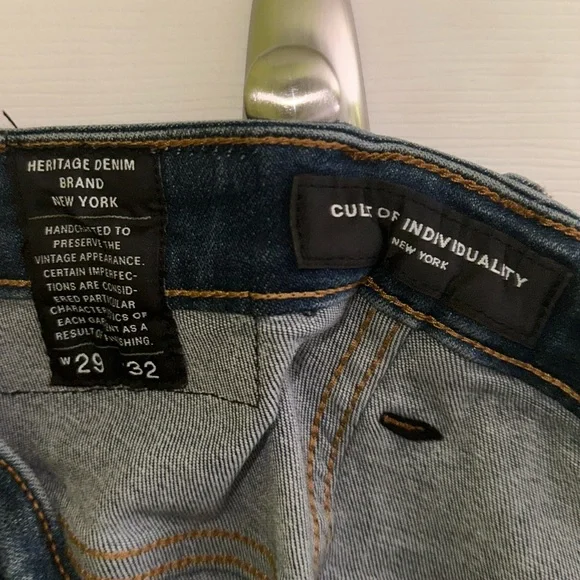Cult of Individuality, Size 29W 32L, comes with belt and tags. Worn 5 times